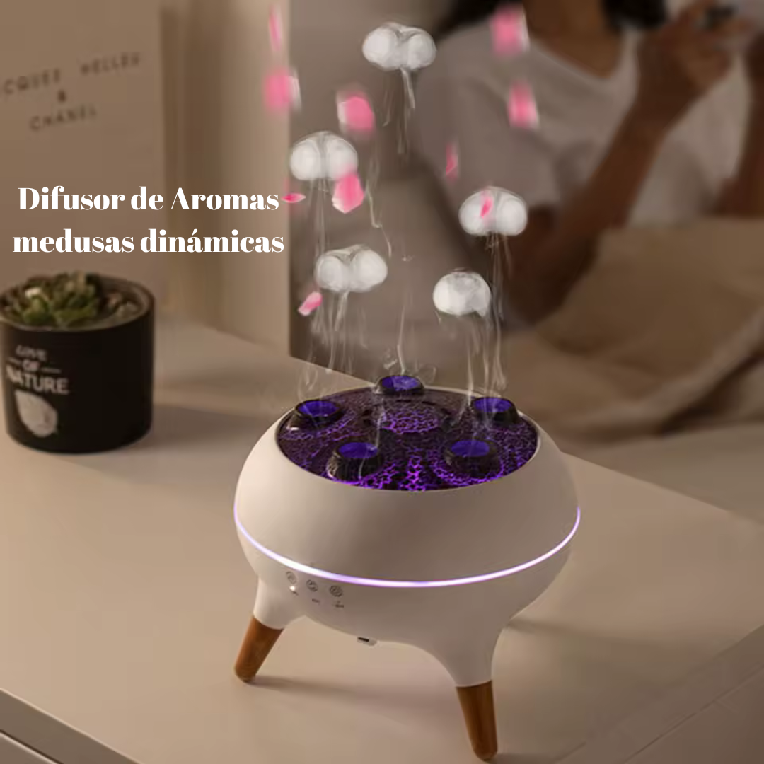 Humificador en forma de medusas