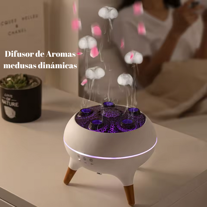 Humificador en forma de medusas